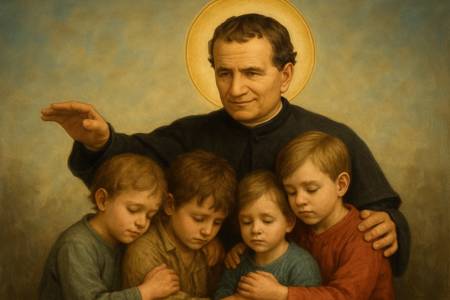 Intercessione a San Giovanni Bosco per gli Orfani e i bambini abbandonati
