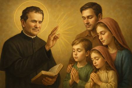 Benedizione della casa con San Giovanni Bosco