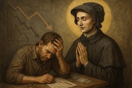 Lamento a Dio con Santa Elisabetta Anna Seton per le difficoltà economiche