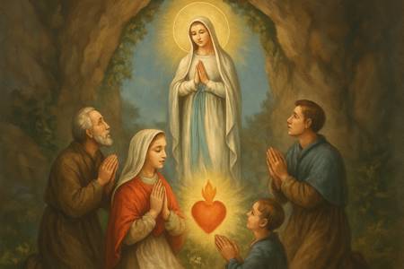 Invocazione all'Immacolata Concezione di Lourdes per la purezza del cuore
