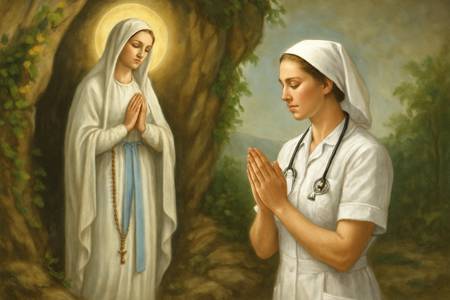 Intercessione alla Madonna di Lourdes per tutti gli Infermieri
