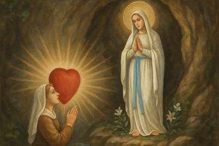 Invocazione all'Immacolata Concezione di Lourdes per la purezza di cuore