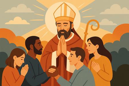 Supplica a Sant'Agostino di Canterbury per i Cristiani Costruttori di Pace