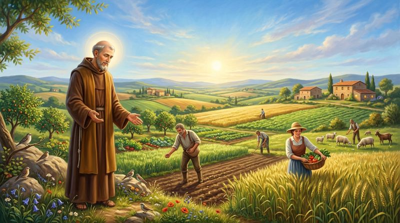 Benedizione con San Cerbonio per il lavoro degli agricoltori