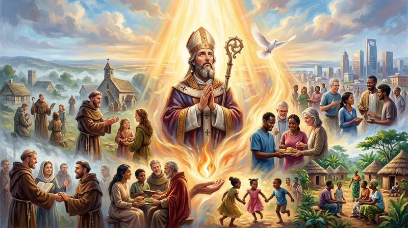 Benedizione con San Paolino per le comunità missionarie