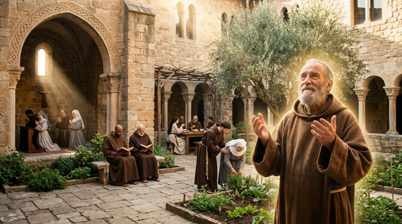 Preghiera a San Pinito per la vita spirituale delle comunità monastiche