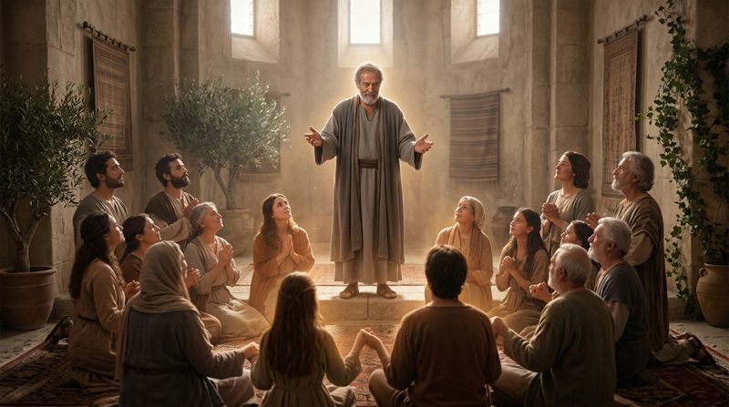 Ringraziamento a San Pinito per la crescita spirituale della comunità