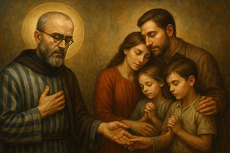 Preghiera a San Massimiliano Kolbe per la Carità nelle Famiglie