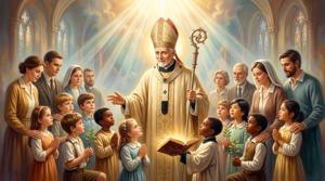 Benedizione con Sant'Alessandro Sauli per l'educazione cristiana dei bambini