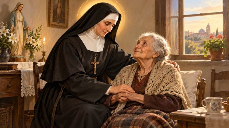 Intercessione a Santa Maria Soledad Torres Acosta per gli anziani soli e dimenticati