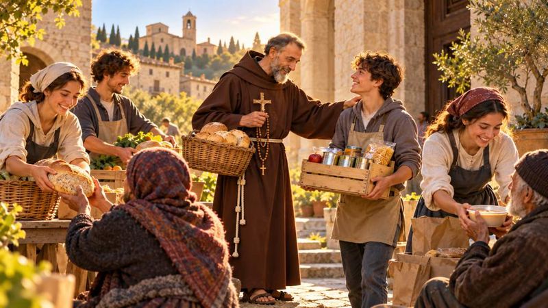 Ringraziamento a San Serafino da Montegranaro per i giovani volontari