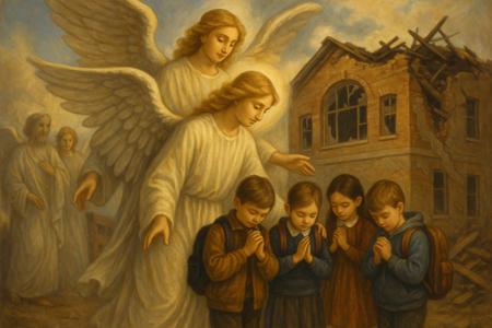 Preghiera per la Protezione delle Scuole Danneggiate ai Santi Angeli Custodi