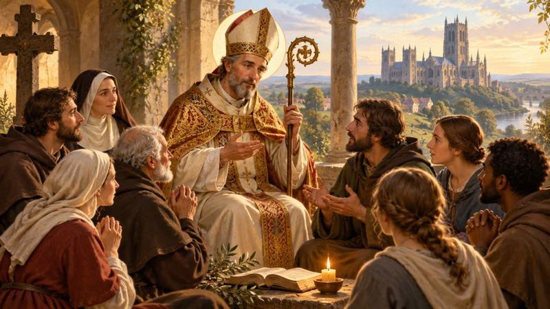 Preghiera comunitaria a San Wilfrido di York per la vita fraterna dei fedeli