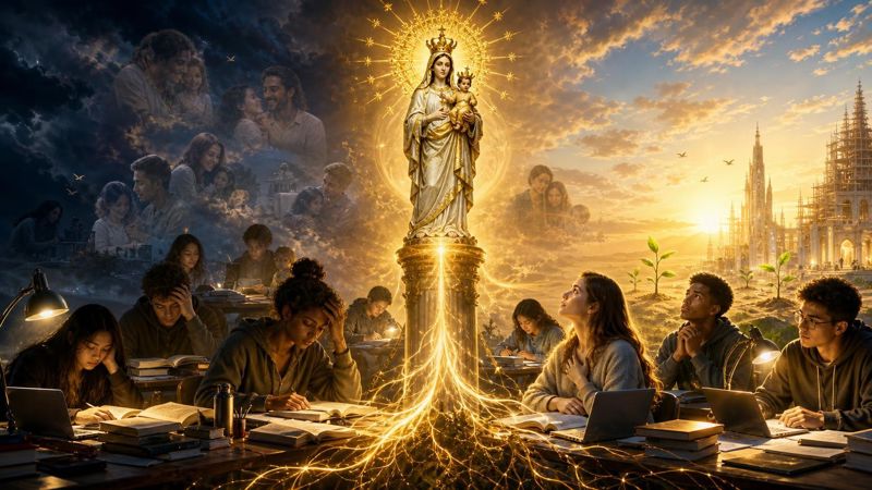 Supplica alla Madonna del Pilar per gli studenti lontani da casa