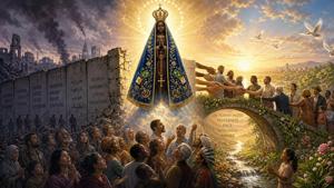 Preghiera comunitaria alla Madonna di Aparecida per la riconciliazione dei popoli