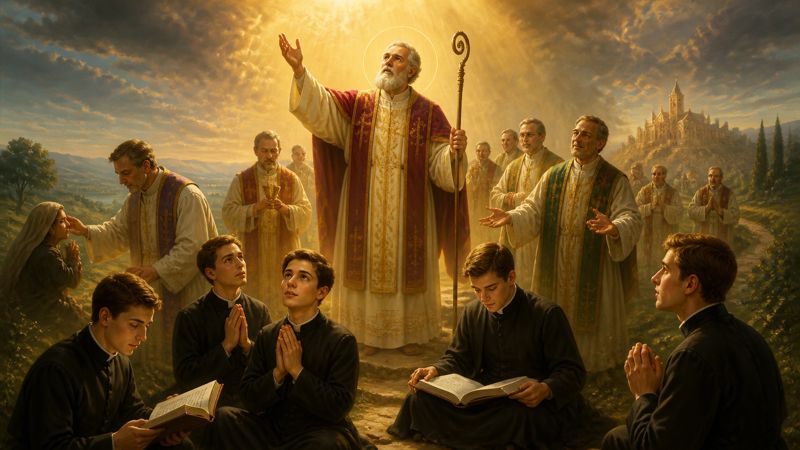 Offerta spirituale a San Callisto I per il cammino dei seminaristi verso il sacerdozio