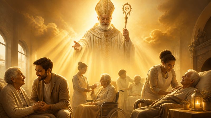 Ringraziamento a San Gaudenzio di Rimini per la gratitudine verso chi assiste i malati