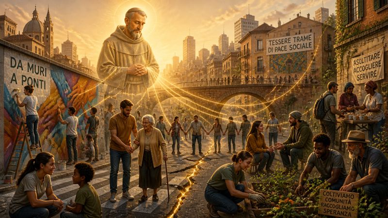 Preghiera comunitaria a San Domenico Loricato per comunità che costruiscono la pace