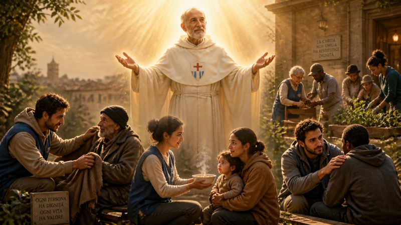 Preghiera di intercessione a Beato Francesco da Silos per la carità che raggiunge chi è povero