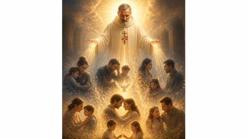 Implorazione a Beato Francesco da Silos per il perdono libero nelle famiglie