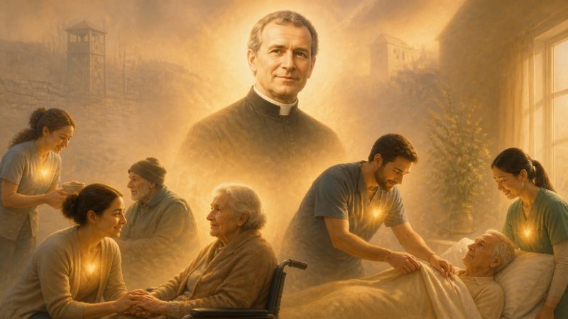 Ringraziamento a Beato Francesco Roslaniec per la fedeltà di chi assiste i malati