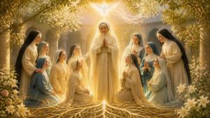 Offerta a Santa Angadrisma per la formazione delle novizie e delle suore