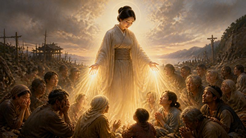 Supplica a Santa Maddalena di Nagasaki per le vittime di violenza