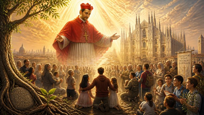 Preghiera a San Carlo Borromeo per il rinnovamento della Chiesa a Milano