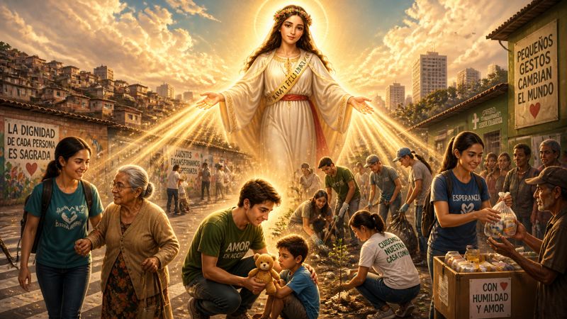 Invocazione a Santa Filomena per la fede operosa dei giovani volontari