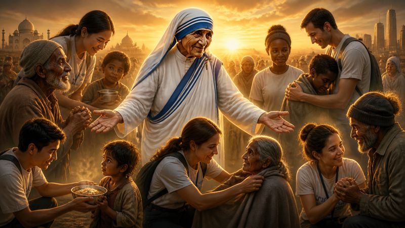 Intercessione a Santa Teresa di Calcutta per i volontari al servizio dei più poveri