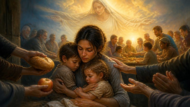 Intercessione a San Lorenzo per le famiglie monoparentali in difficoltà alimentare