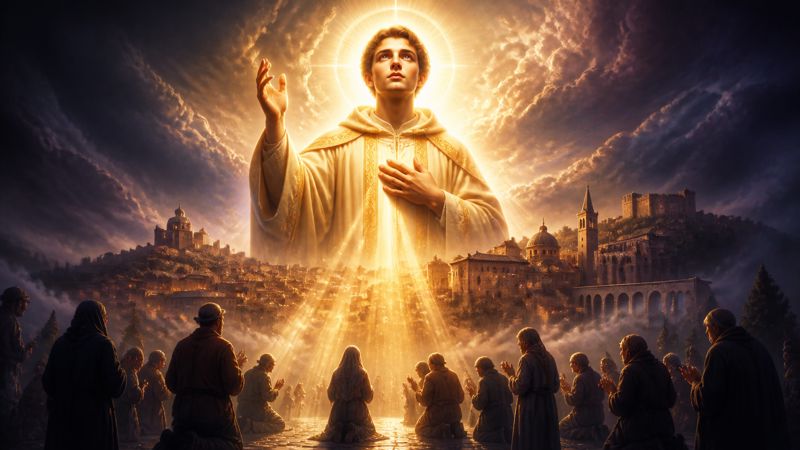 Intercessione a San Ponziano per la forza nella prova degli spoletini