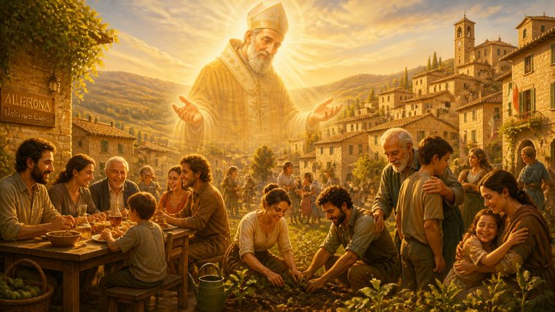Invocazione a Sant’Ansano per la comunità di Allerona