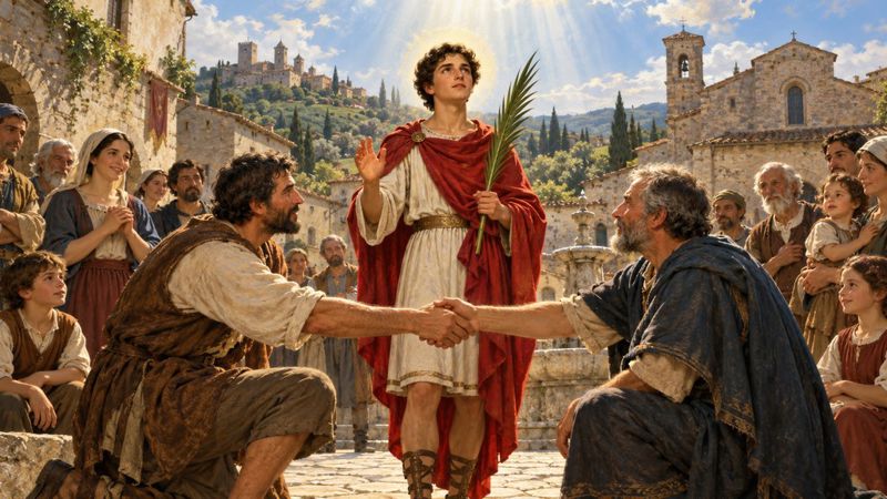 Preghiera a Sant’Ansano, patrono di Allerona, per la pace e la riconciliazione