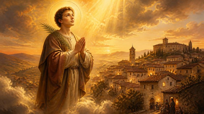 Preghiera a Sant’Ansano per la protezione di Alviano
