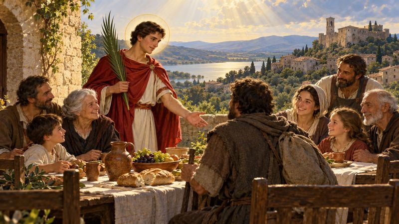 Invocazione a Sant’Ansano, patrono di Alviano, per la comunità