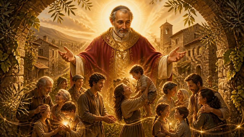 Invocazione a San Vincenzo di Bevagna per la comunità di Bevagna