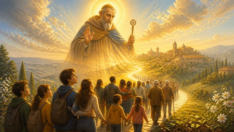 Preghiera di affidamento a San Vincenzo di Bevagna per il futuro di Bevagna