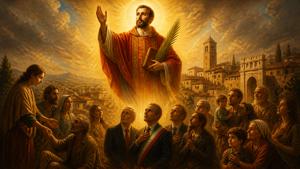 Preghiera a San Vincenzo di Bevagna per chi amministra Bevagna