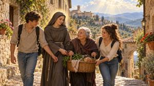 Preghiera a Santa Marina di Bitinia per i giovani di Castel Ritaldi