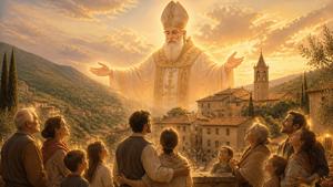 Preghiera di ringraziamento a San Nicola di Bari per i doni ricevuti dalla comunità di Cerreto di Spoleto