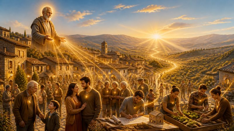 Preghiera di affidamento a San Nicola di Bari per il futuro di Cerreto di Spoleto