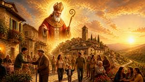 Preghiera a San Nicola di Bari per la pace e la riconciliazione a Cerreto di Spoleto