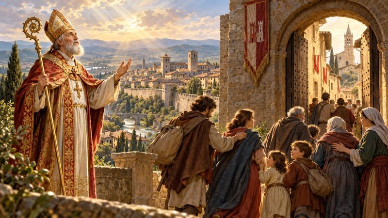 Preghiera a San Florido per la protezione di Città di Castello