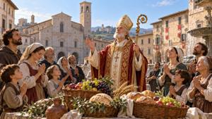 Preghiera di ringraziamento a San Florido per i doni ricevuti dalla comunità di Città di Castello
