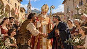 Preghiera a San Florido per la pace e la riconciliazione a Città di Castello