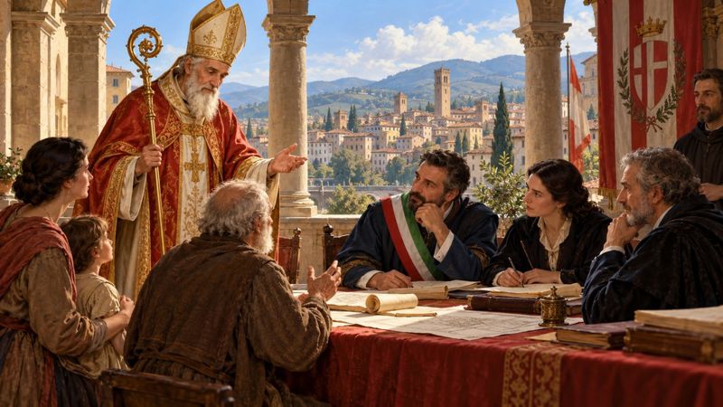 Preghiera a San Florido per la saggezza degli amministratori di Città di Castello