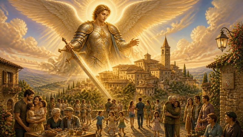 Invocazione a San Michele Arcangelo per la comunità di Corciano