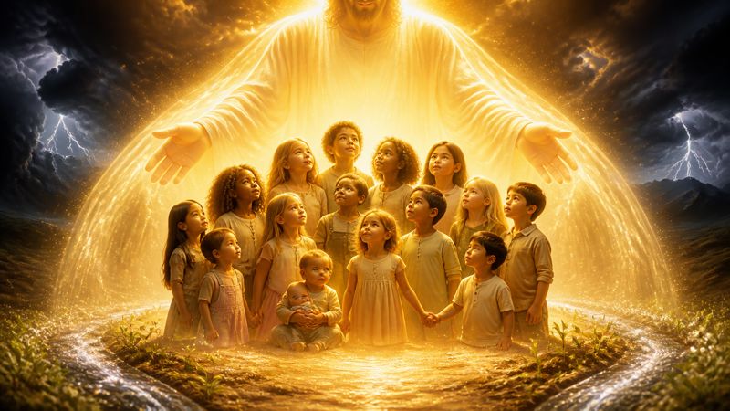 Supplica a Gesù Cristo per la protezione dei figli