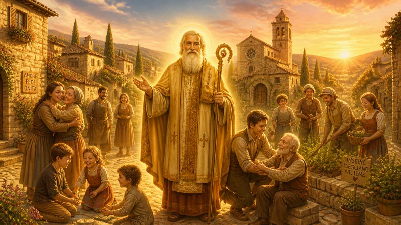 Invocazione a Sant’Eumenio per la comunità di Ficulle